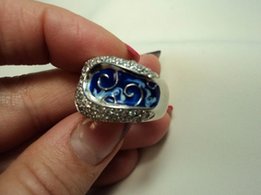 Кольцо с эмалью 925пр, 18,5-19 р - Киев