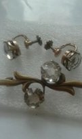 Серьги 875 ссср хрусталь - Харьков