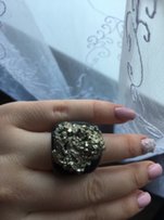 Продам шикарное стильное кольцо с пиритом - Курахово