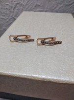 Серьги золото - Юбилейное