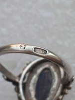Шикарный серебрянный перстень с натуральным лазуритом. - Каменец-Подольский