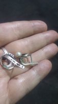 Серьги серебро с золотом - Никополь