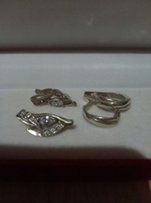 Серьги серебряные - Каменское
