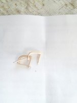 Серьги золотые 585 проба - Макеевка