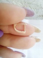 Серьги золотые 585 проба - Макеевка