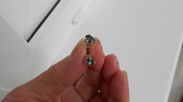 Продам новые серебрянные серьги-гвоздики про-ва Украина мистик топаз - Киев