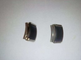 Серебряный комплект с пластинами золота и каучука - Запорожье