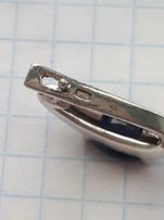 Шикарные серебрянные серьги с изумительными сапфирами - Краматорск