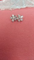 Серьги Серебро (925 пр.) с камнями. Милые цветочки) - Кропивницкий