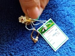Новые золотые серьги 3.39 гр.(8100р) - Донецк