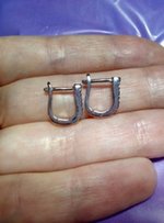 Серьги сережки серебро 925 - Киев