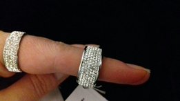 Серебряное колечко с кристаллами Swarovski - Ирпень