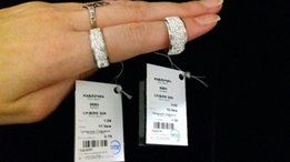 Серебряное колечко с кристаллами Swarovski - Ирпень