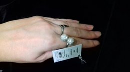 Серебряное колечко с кристаллами Swarovski - Ирпень