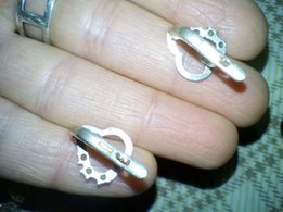 Серебро, серебряные серьги сердце 925 - Одесса
