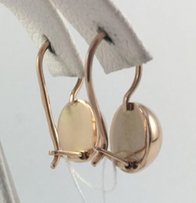 Серьги золотые 583 проба, СССР, арт.4333 A - Запорожье