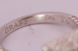 Золотое кольцо Graff 585 с бриллиантами 2.06 карат - Днепр