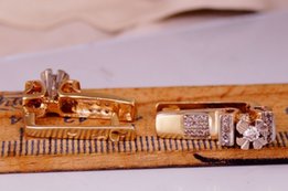Золотые сережки 585 с бриллиантами 0, 312карат - Днепр