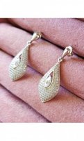 Эксклюзивные серебряные серьги Silver925 - Бар