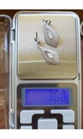 Эксклюзивные серебряные серьги Silver925 - Бар
