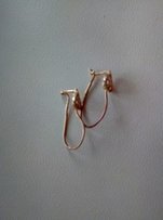 Золотые сережки петельки 585° - Николаев