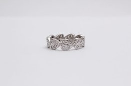 Кольцо «The Heart» 585° из белого золота с бриллиантами 1.35ct (45 шт) - Харьков