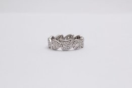 Кольцо «The Heart» 585° из белого золота с бриллиантами 1.35ct (45 шт) - Харьков