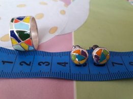 Серебряное кольцо эмаль - Кременчуг