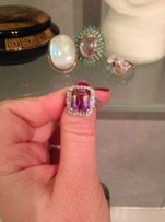 Серебряное кольцо с бразильским аметрином - Одесса