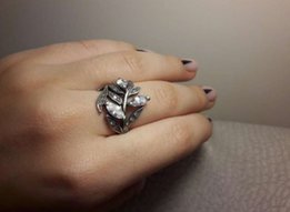 Кольцо серебро, 925 пробы, проба , серебряное с камнем, камнями - Днепр