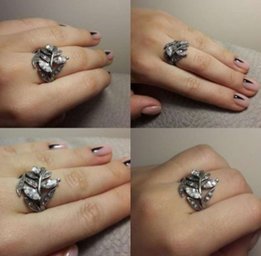 Кольцо серебро, 925 пробы, проба , серебряное с камнем, камнями - Днепр