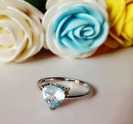 Серебряные серьги с натуральным голубым топазом - Запорожье