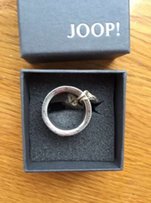 Серебряное кольцо JOOP! с кожаной вставкой - Донецк