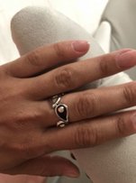 Брендовое украшение Nouvelle Bague из белого золота с бриллиантами - Киев