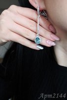Продам серебряные сережки - Луганск