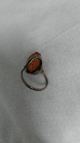 Кольцо винтаж. Серебро 875, колечко 20 р. перстень + Янтарь настоящий - Краматорск