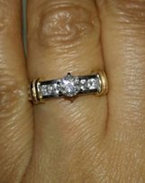Бриллиантовое 0.56 ct кольцо - Одесса