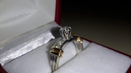 Бриллиантовое 0.56 ct кольцо - Одесса
