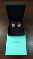 Серьги Tiffany & Co Paloma Picasso оливковая ветвь, желтое золото - Киев