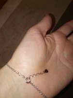 Серебренный браслет с цирконием - Киев