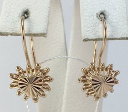 Серьги золотые 585 проба, арт.5997 d - Сумы