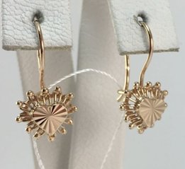 Серьги золотые 585 проба, арт.5997 d - Сумы