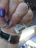 Продам кольцо в белом золоте с висюлькой - Днепр