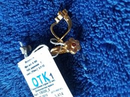 Новые золотые серьги 3.39 грамма - Донецк