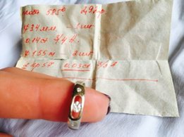 Вишуканий перстень з чорними діамантами - Львов