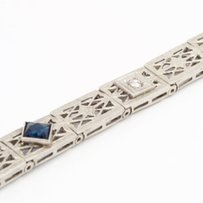 Золотой браслет эпохи art deco - Киев