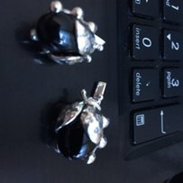 Сережки из серебра Божьи коровки - Черновцы