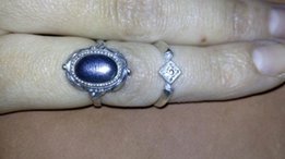 Серебро 925, набор,кольцо,серьги - Донецк