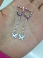 Продам серебряные сережки - Сумы