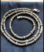 Серебро, колье, цепочка - Донецк